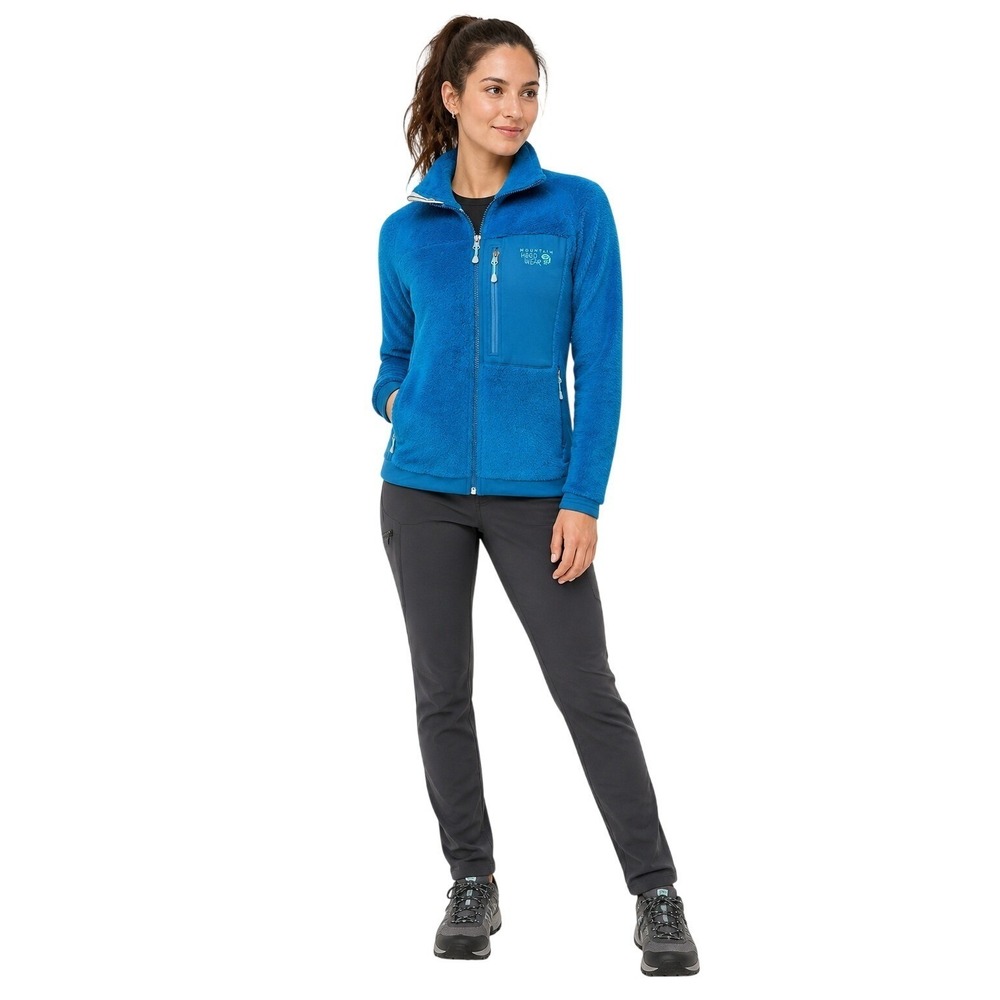 Mountain Hardwear Women's Monkey Woman Fleece Full Zip Jacket Blue Size Medium